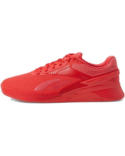 Reebok Adult Nano X3 Sneaker - Red