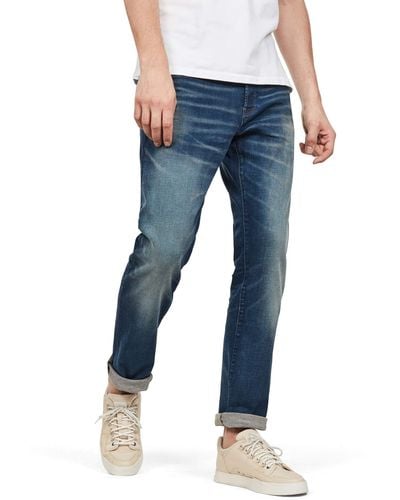 G-Star RAW 3301 Regular Straight Jeans Jeans ,blauw