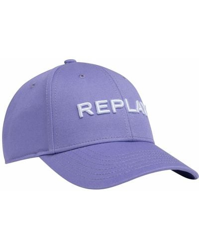 Replay Baseball Cap mit Logo - Lila