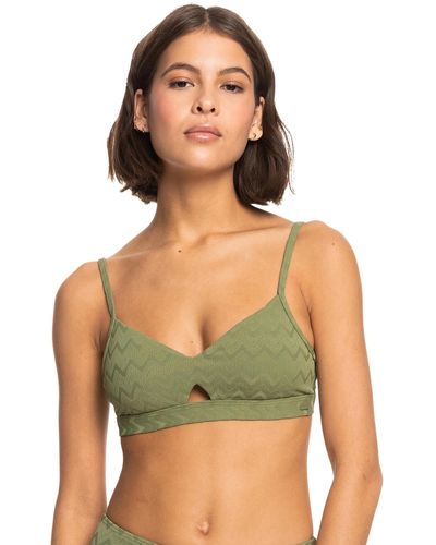 Roxy Bralette Bikini Top for - Bralette-Bikinioberteil - Frauen - S - Grün