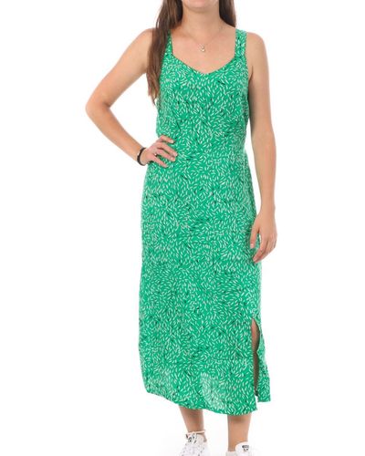 Vero Moda Easy Strap Patterned Green Dress