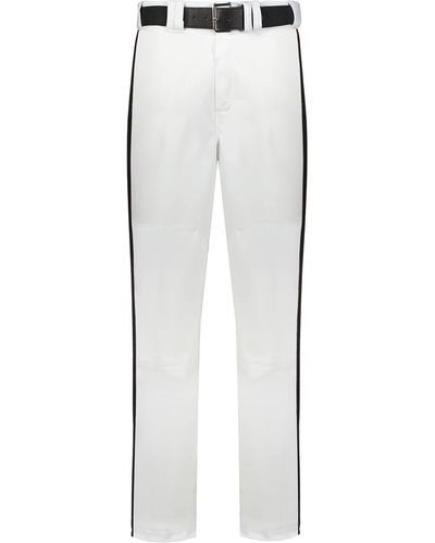 Russell Standard Piped Change Up Baseball Pant - White