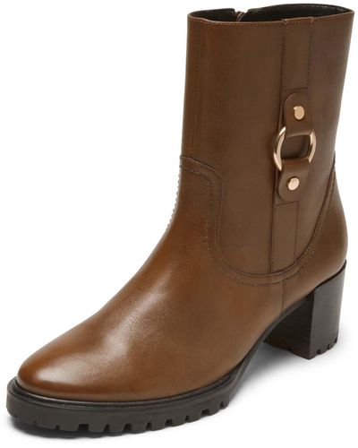 Rockport Womens Lagos Bootieankle Boot - Brown