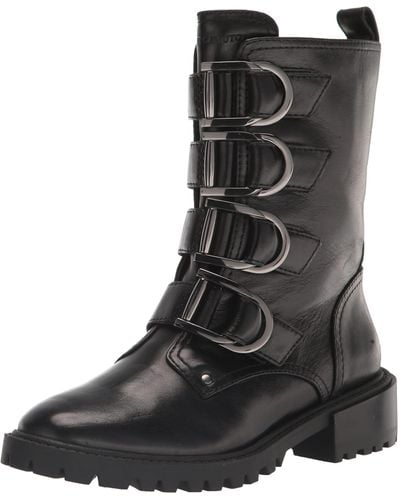 Vince Camuto Footwear Frishea Buckle Boot Fashion - Black