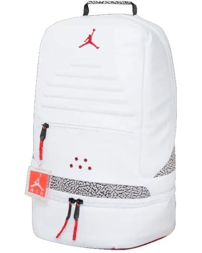 Nike Air Jordan Retro 3 III White Backpack Bookbag - Weiß