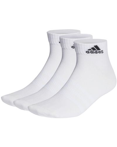 adidas Thin And Light 3 Pairs Invisible Sokken/sneakersokken - Wit