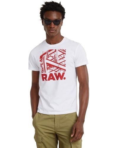 G-Star RAW Raw Construction R T T-shirt - White
