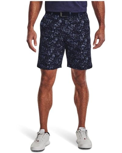 Under Armour Mens Drive Printed Shorts - Blue