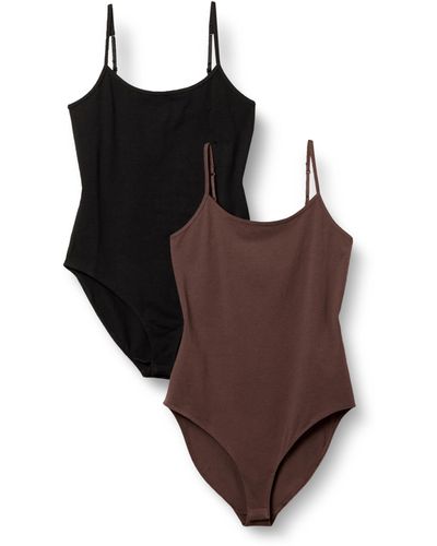 Amazon Essentials Slim-fit Cami Bodysuit - Brown