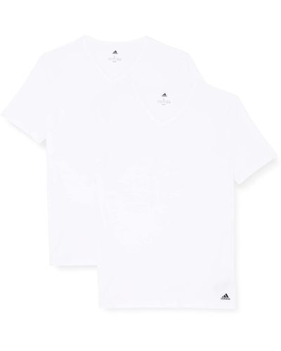 adidas Multipack V-Neck T-Shirt - Blanco
