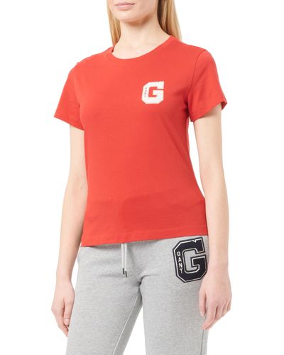 GANT REG G SS C-Neck T-Shirt - Rot