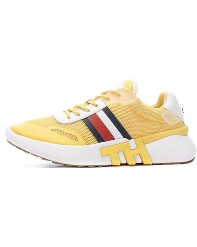 Tommy Hilfiger Sporty Yellow Trainers