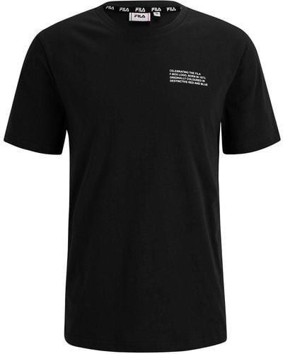Fila Borne Regular Graphic T-Shirt - Nero