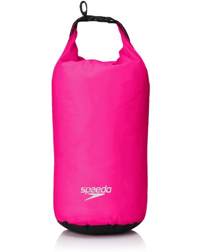 Speedo Se21914 Swimming Roll Top Hydro Air Water Proof Pool Bag 13l - Pink