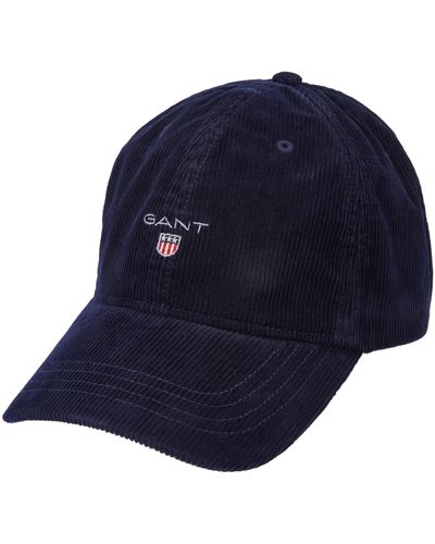 GANT D2. Cord Cap Baseballkappe - Blau