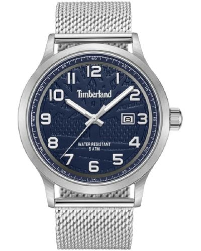 Timberland Trumbull orologio Uomo Analogico Al quarzo con cinturino in Acciaio INOX TDWGH0028801 - Grigio