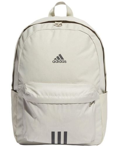 adidas Classic Badge of Sport 3-Stripes Backpack Tasche - Grau