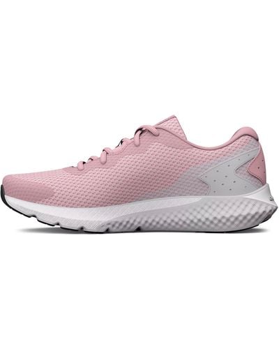 Under Armour Ua Charged Rogue 3 Metallic Running Shoes Technical Performance - Lila