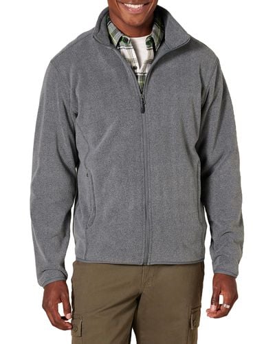 Amazon Essentials Full-zip Fleece Jacket-discontinued Colors - Gray