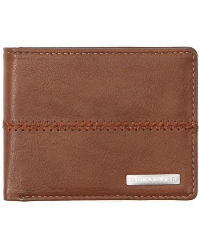 Quiksilver Stitchy Tri-fold Wallet - Brown