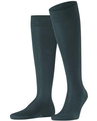 FALKE Tiago M Kh Fil D'écosse Cotton Long Plain 1 Pair Knee-high Socks - Blue