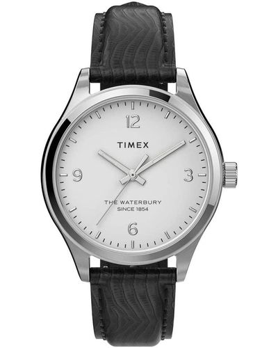 Timex Waterbury Traditional 34mm Quartz Watch - Black