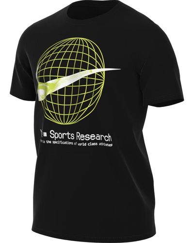Nike M NK DF Tee WC2 T-Shirt - Schwarz