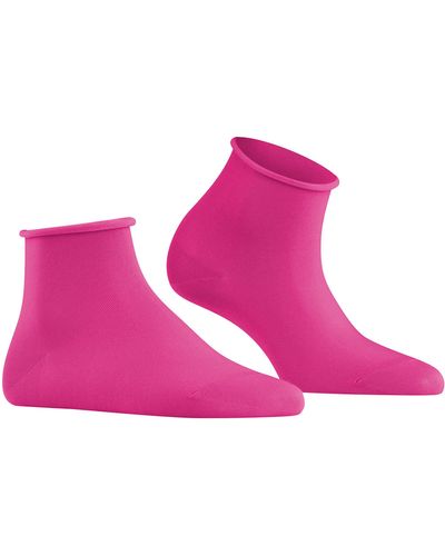 FALKE Cotton Touch W Sso Thin Plain 1 Pair Socks - Pink