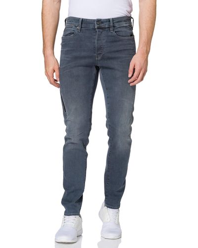 G-Star RAW Citishield 3d Slim Tapered Jeans,worn In Smokey Night Wp B604-c269,28 W/ 30 L - Blue