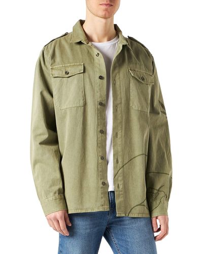 Desigual Mens Casual Jacket - Green