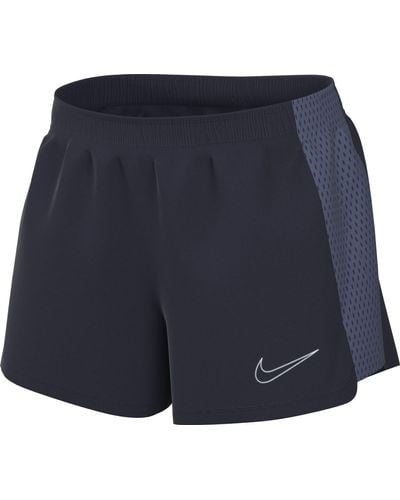 Nike W Nk Df Acd23 Short K Branded - Blue