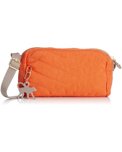 Kipling New Abela Bp Shoulder Bag K1236711q Spicy Orange Qu