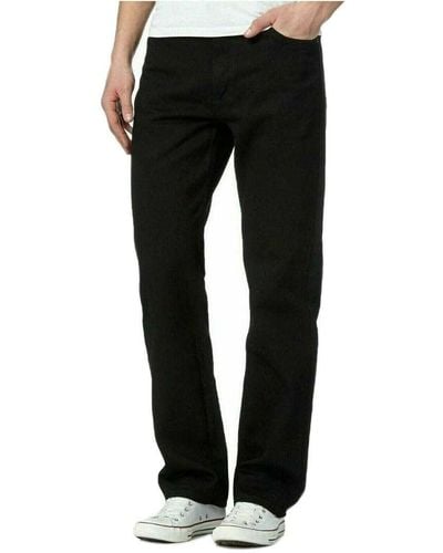 adidas S Straight Leg Heavy Duty Work Basic 5 Pocket Plain Denim Jeans Trousers All Waist & Sizes Black 36w X 31l