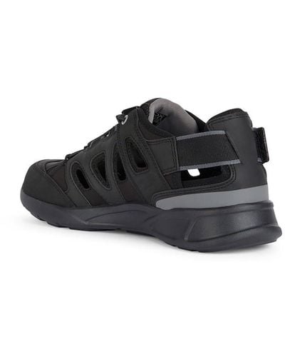Geox U Sanzio D Sports Sandal - Black