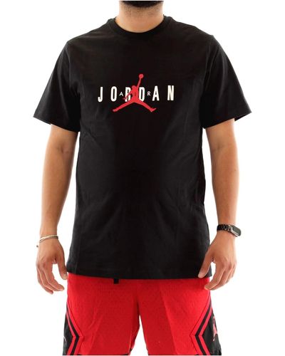 Nike Jordan Air Stretch Short Sleeve Crew Tee | Black | Dm1462-010