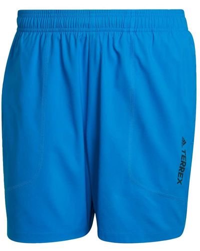 adidas Terrex Multi Hiking Shorts - Blue