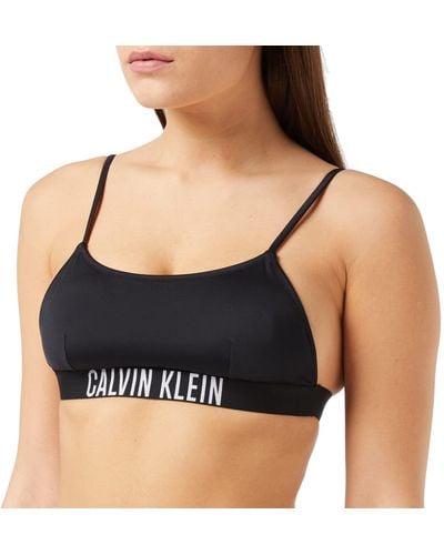 Calvin Klein Bralette-RP Parte Superiore del Bikini - Nero
