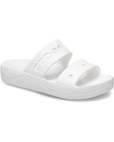 Crocs™ Baya Platform Sandaal Voor - Zwart