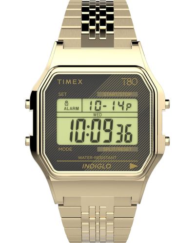 Timex T80 34mm TW2V18900YB Quartz Watch - Mettallic