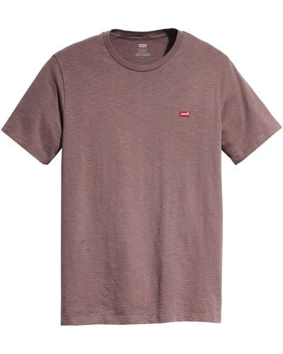 Levi's SS Original Housemark Tee T-Shirt - Violet