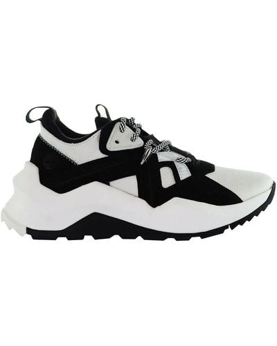 Timberland Madbury Black White Synthetic S Lace Up Trainers A42up
