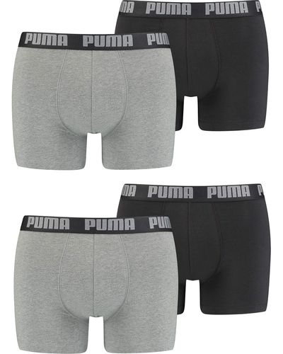 PUMA Boxer Shorts Pack Of 4 4 Boxer Edition - Grey