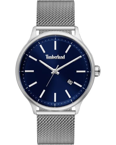 Timberland Allendale Quartz Watch With Stainless Steel Strap - Blue