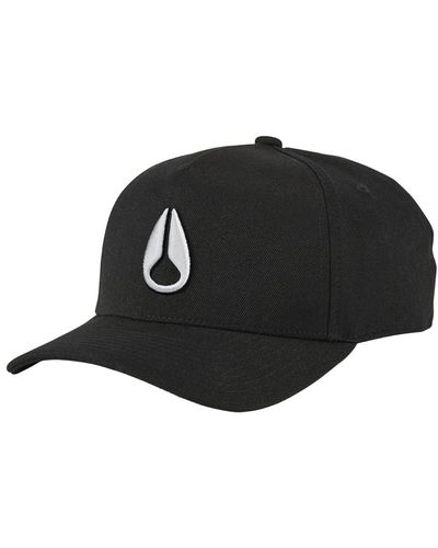 Nixon Deep Down Athletic Snapback Hat - Black