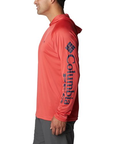 Columbia Terminal Tackle Hoodie Hooded Sweatshirt - Red