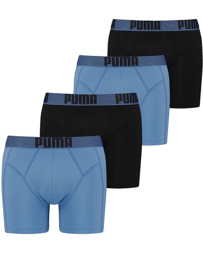 PUMA New Pouch Boxer 4 Pack - Azul