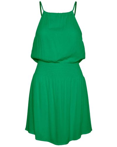 Vero Moda Vmmenny Mini Halter Neck Dress WVN Ga Kleid - Grün