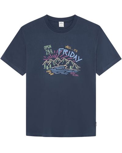 Springfield Camiseta - Azul