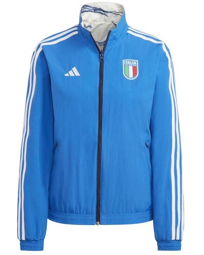adidas Italy Anthem Jacket - Blue
