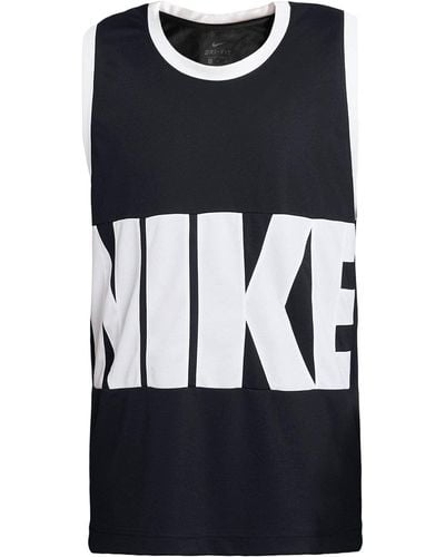 Nike M Nk Df Jsy Starting Five Vest - Zwart
